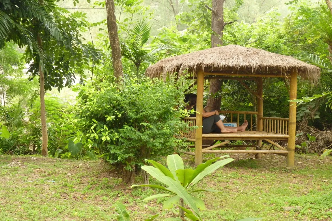 KoHub - Skype room v zahradě