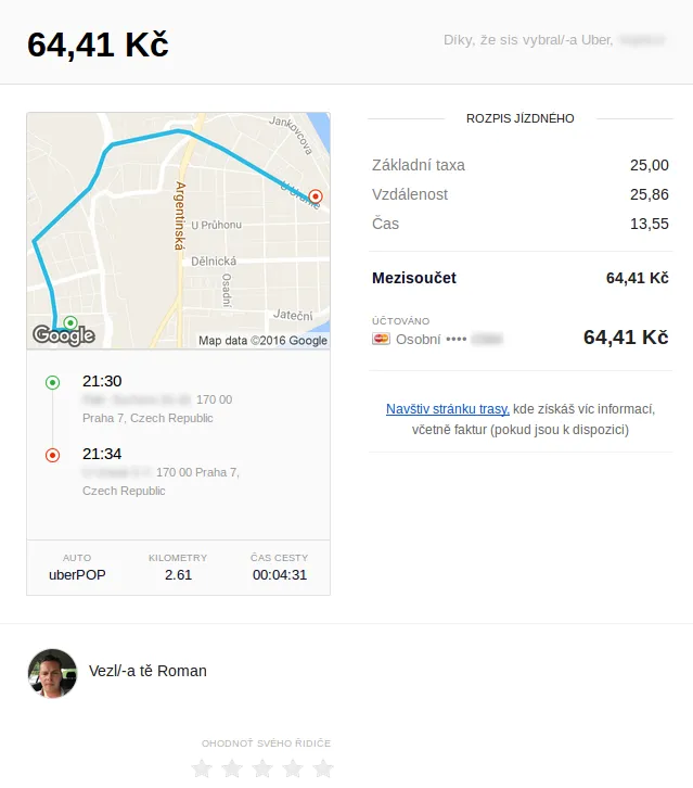 Uber Pop - závěrečná zpráva